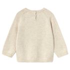 Younger Boys Ivory Knitted Jumper, 2, hi-res