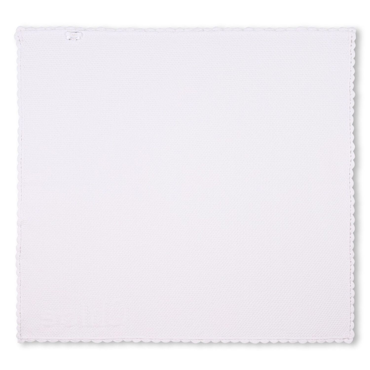 Baby Girls White Logo Blanket, 1, hi-res