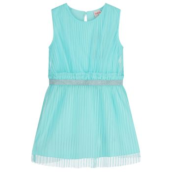 Girls Turquoise Tulle Dress