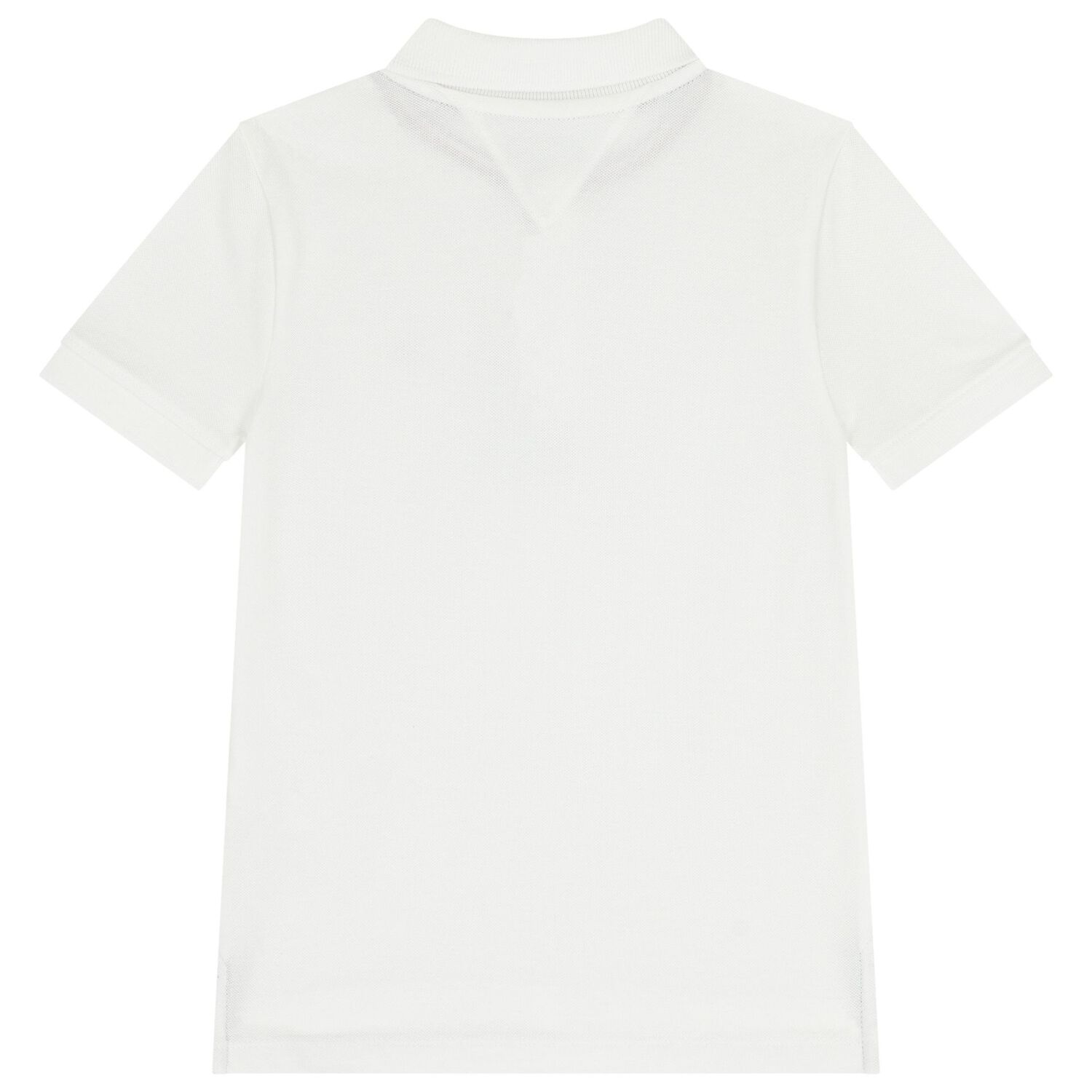 Boys White Logo Polo Shirt, 3, hi-res