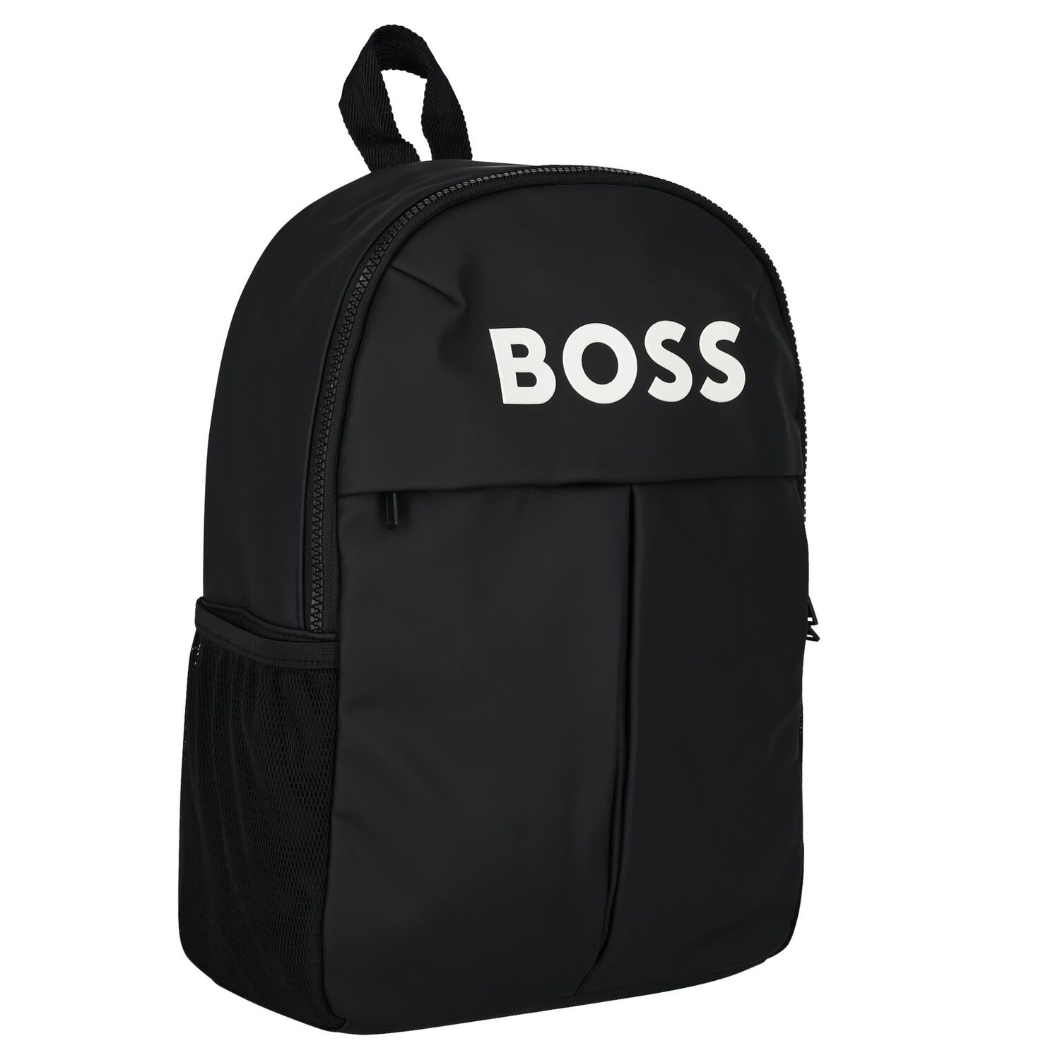 Boys Black Logo Backpack, 1, hi-res image number null