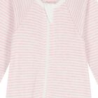 Baby Girls White & Pink Babygrows ( 4 Pack ), 2, hi-res