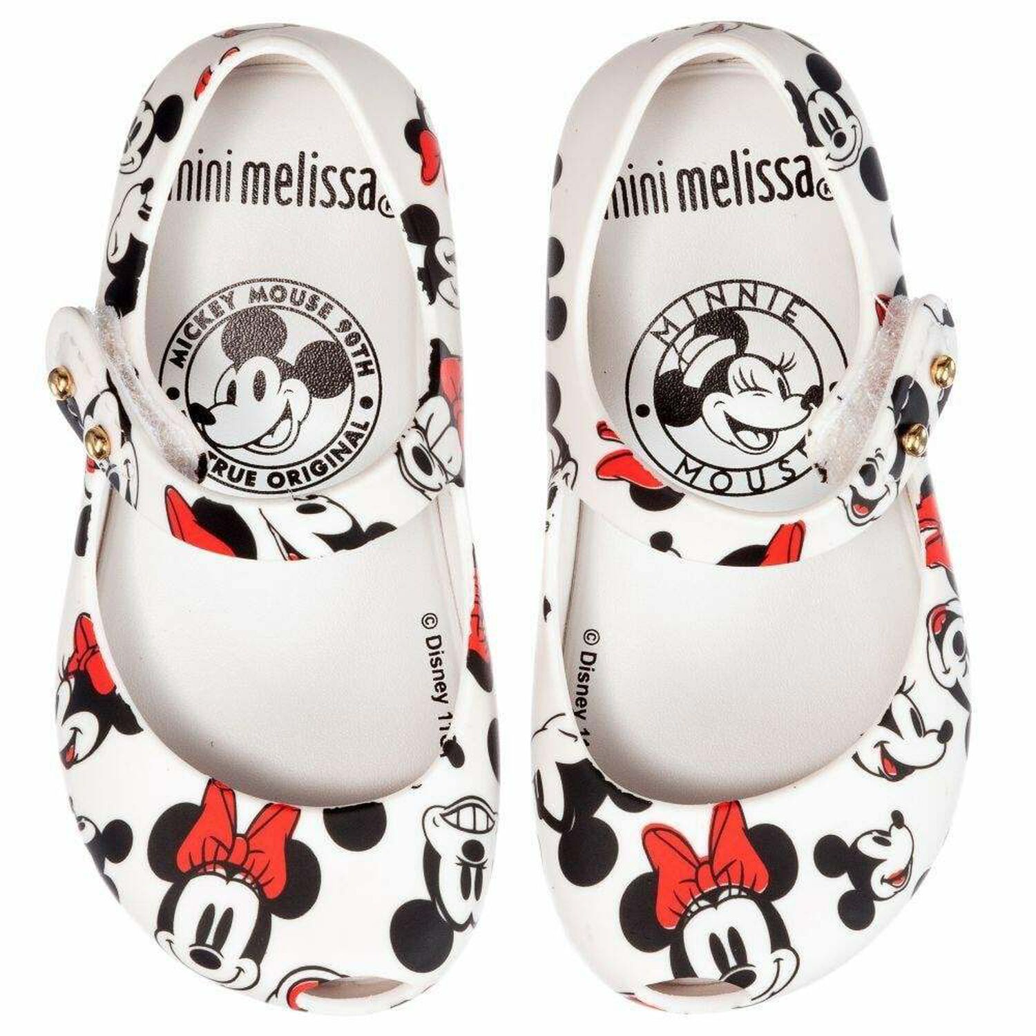 Girls White Disney Jelly Shoes, 1, hi-res