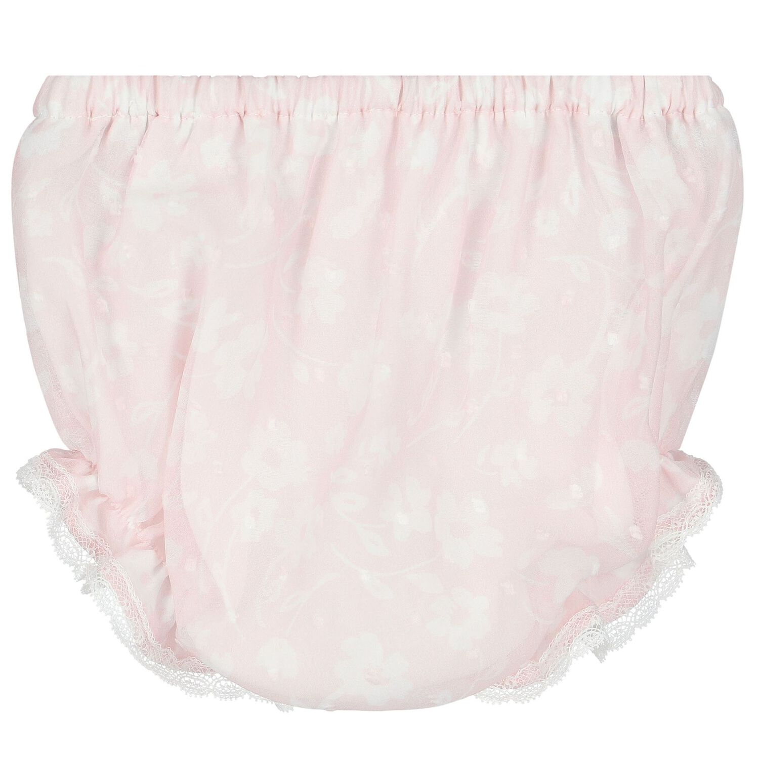 Baby Girls Pink Floral Bow Dress Set, 1, hi-res