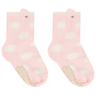 Baby Girls Pink & Ivory Socks, 2, hi-res