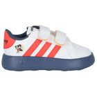 White & Blue Mickey Mouse Trainers, 1, hi-res