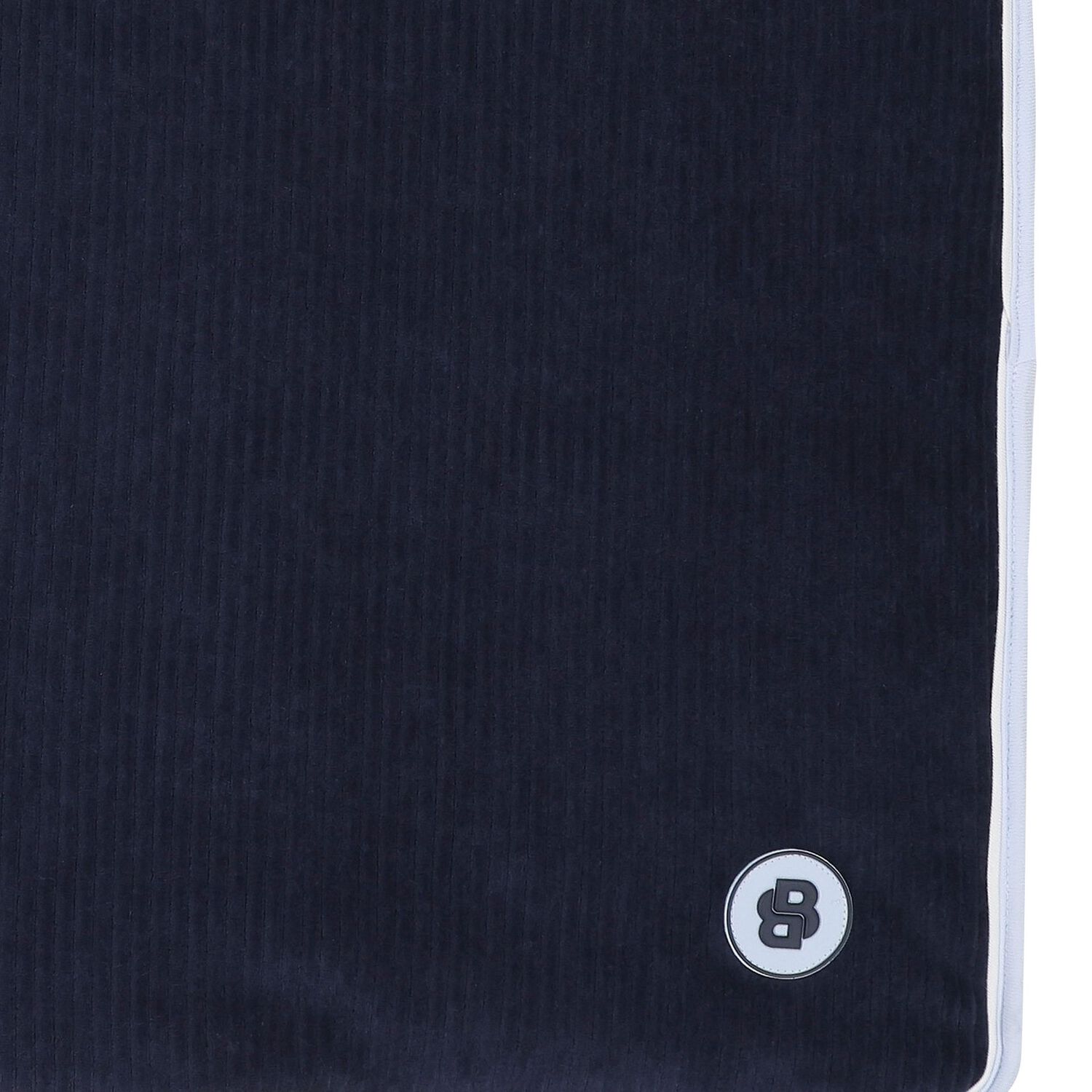 Baby Boys Navy Blue Logo Blanket, 1, hi-res