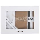 White & Beige Logo Bibs ( 3-Pack ), 1, hi-res