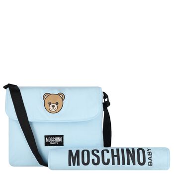 Blue Teddy Bear Baby Changing Bag