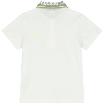 Boys Ivory Logo Polo Shirt