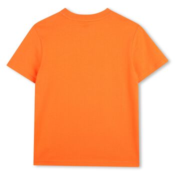 Boys Orange Logo T-Shirt