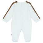 Baby Boys Blue Logo Teddy Bear Gift Set, 1, hi-res