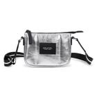 Girls Silver Logo Handbag, 1, hi-res