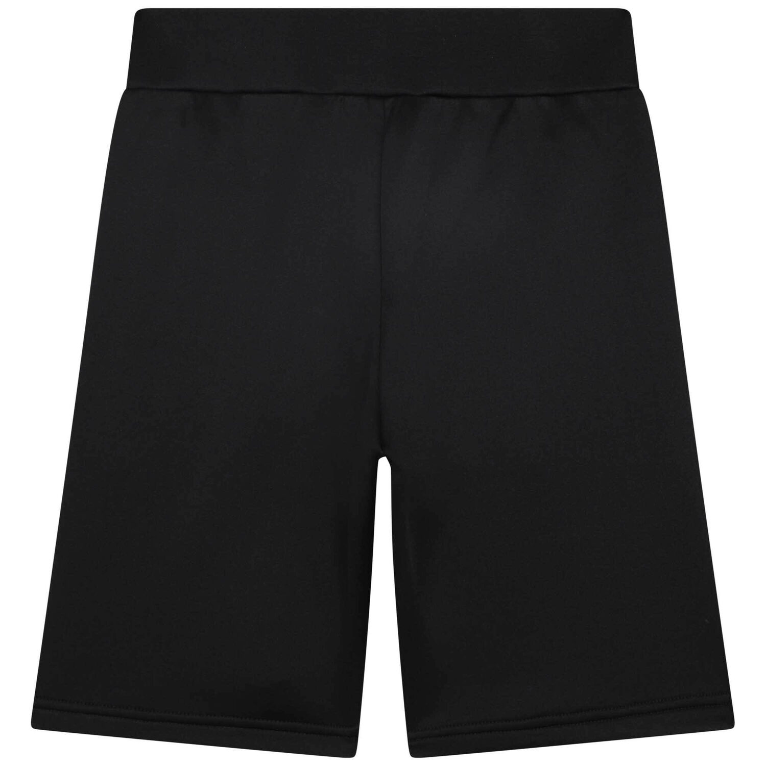 Boys Black Logo Shorts, 1, hi-res