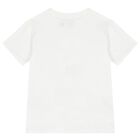 Girls White Teddy Bear T-Shirt, 1, hi-res