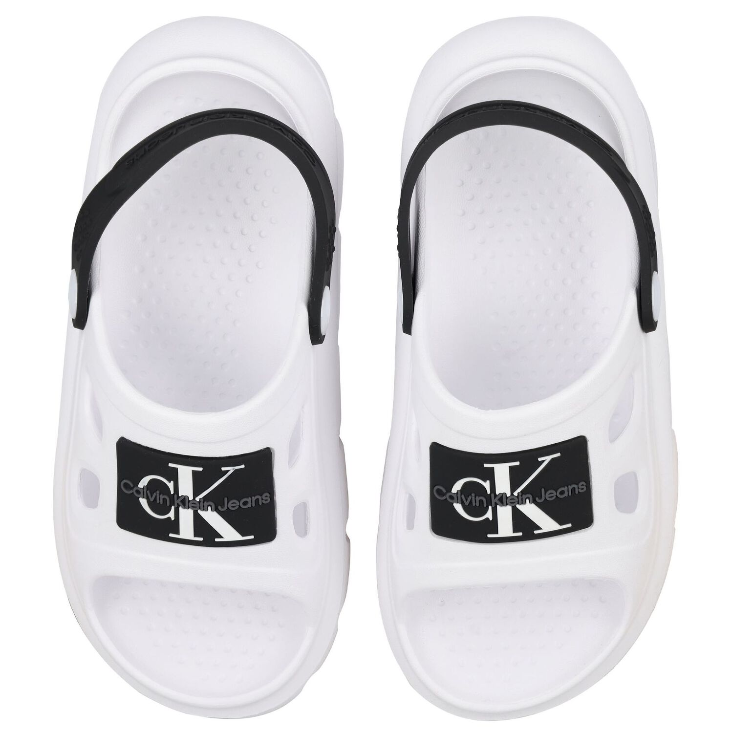 White Logo Sandals, 1, hi-res image number null