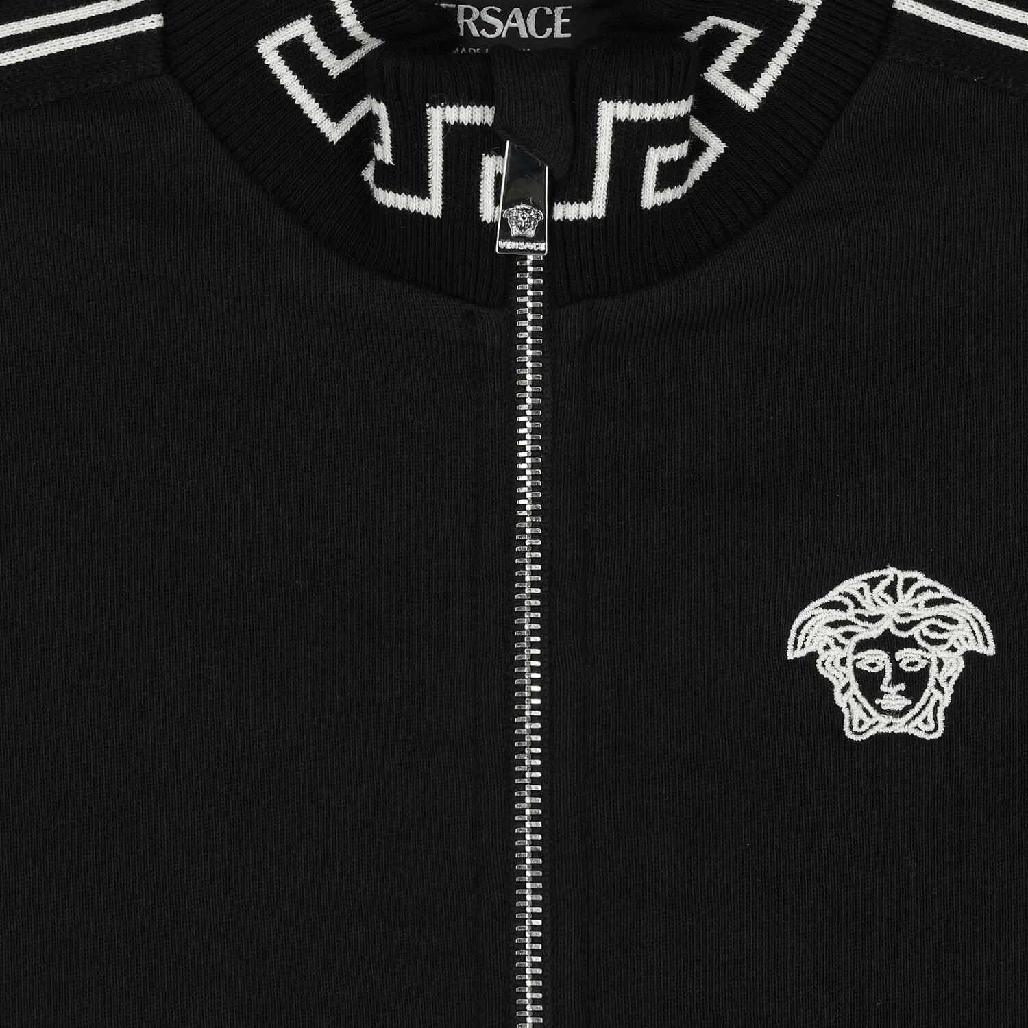 Black & White Medusa Zip Up Top, 1, hi-res image number null