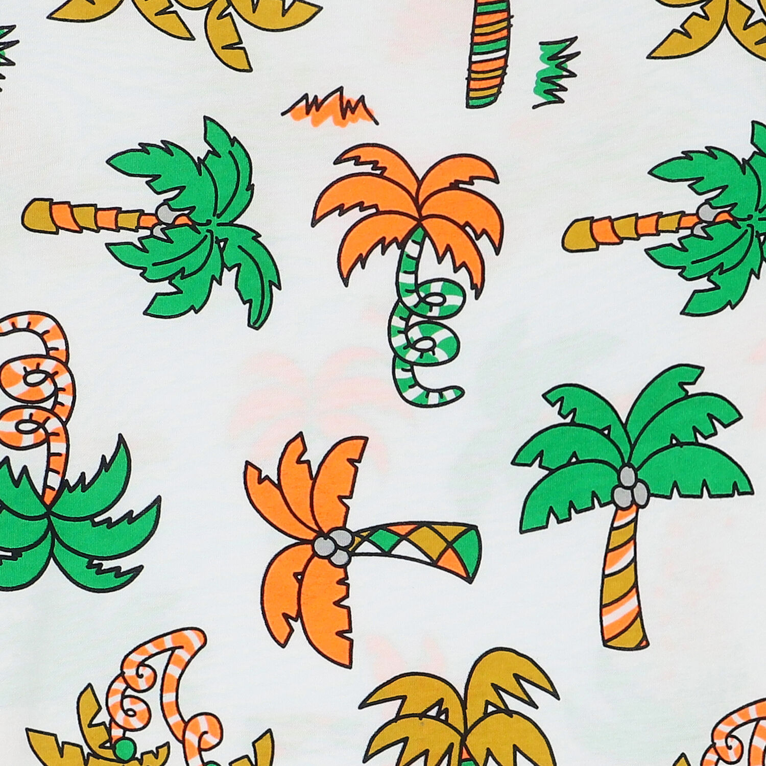 Boys White Palm Tree T-Shirt, 1, hi-res image number null