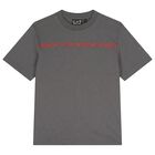 Boys Grey & Black Logo Shorts Set, 4, hi-res