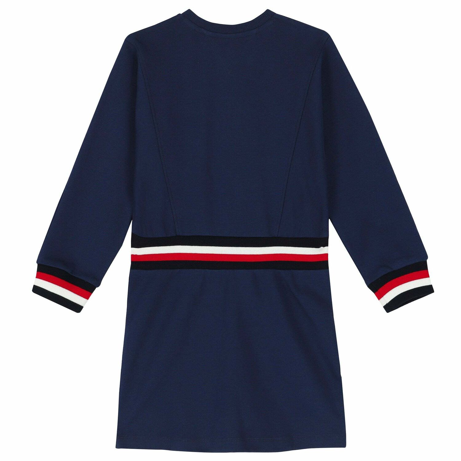 Girls Navy Logo Dress, 1, hi-res