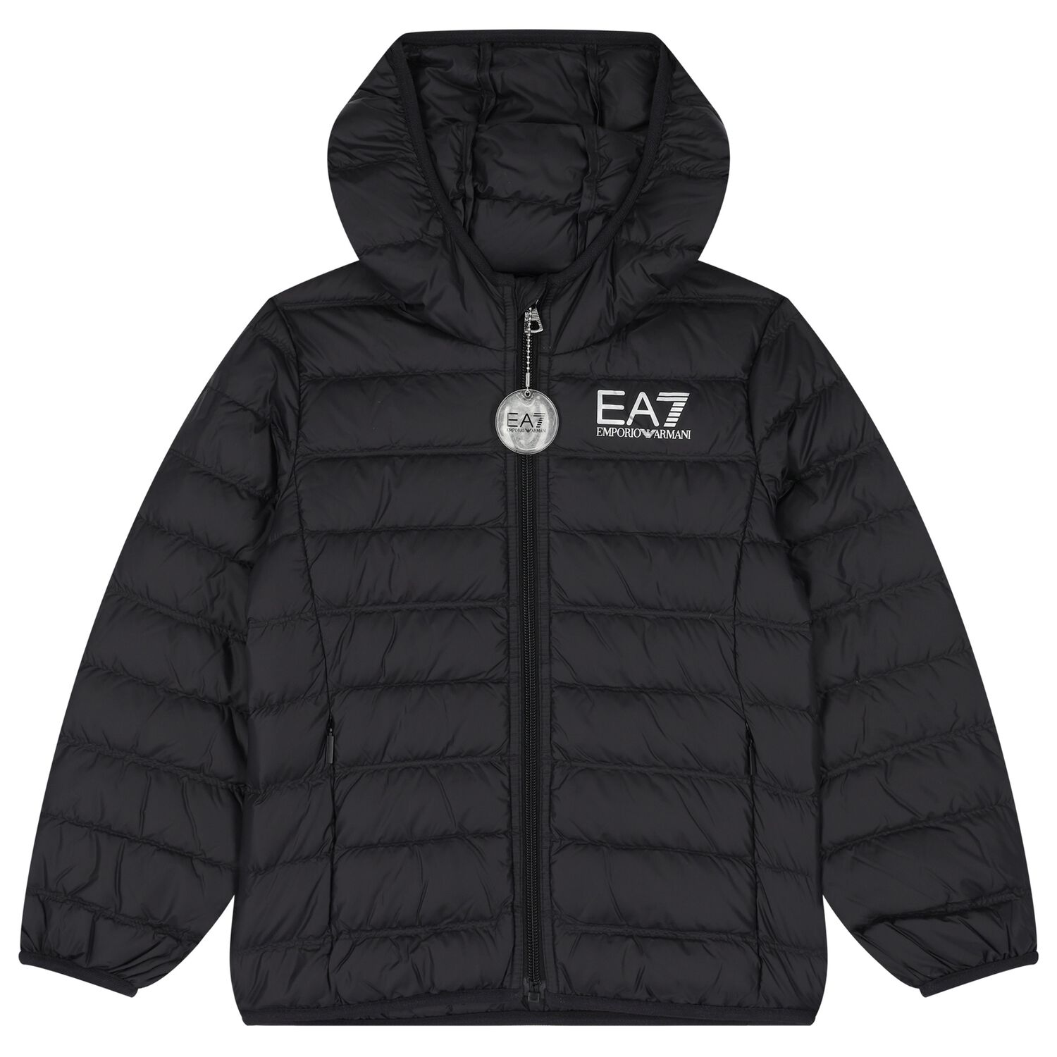 Boys Black Logo Jacket, 1, hi-res image number null