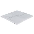 Baby Girls White Embellished Logo Blanket, 1, hi-res