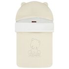 Beige & White Teddy Bear Baby Nest, 1, hi-res