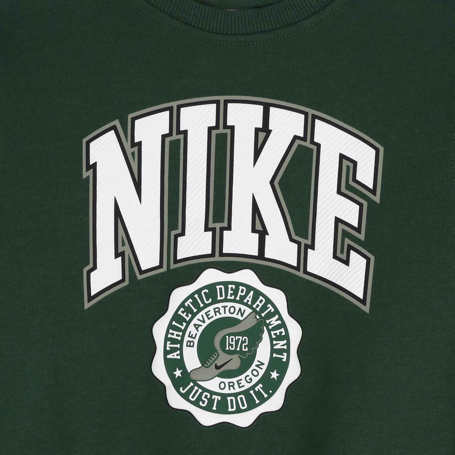 Boys Green Logo Sweatshirt, 1, hi-res