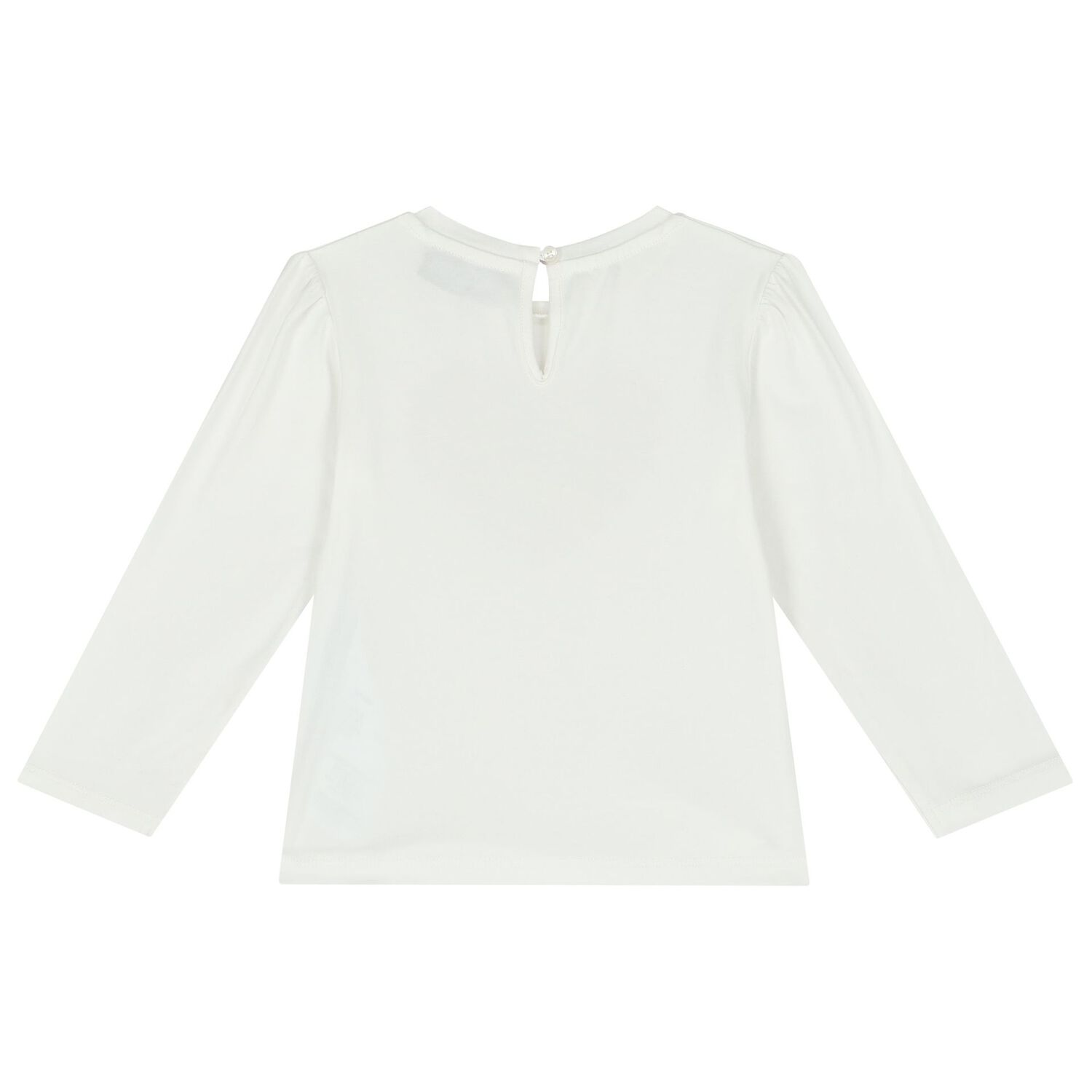 Younger Girls Ivory Teddy Bear & Hearts Skirt Set, 1, hi-res