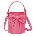 Girls Pink Bow Handbag, 3, hi-res