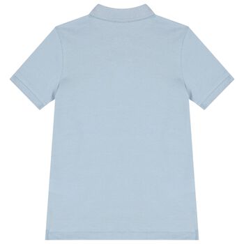 Boys Blue Logo Polo Shirt