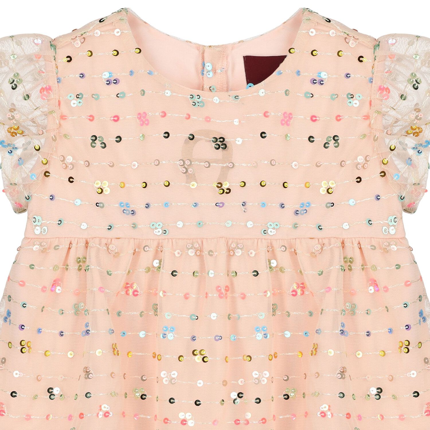 Younger Girls Pink Dress, 2, hi-res