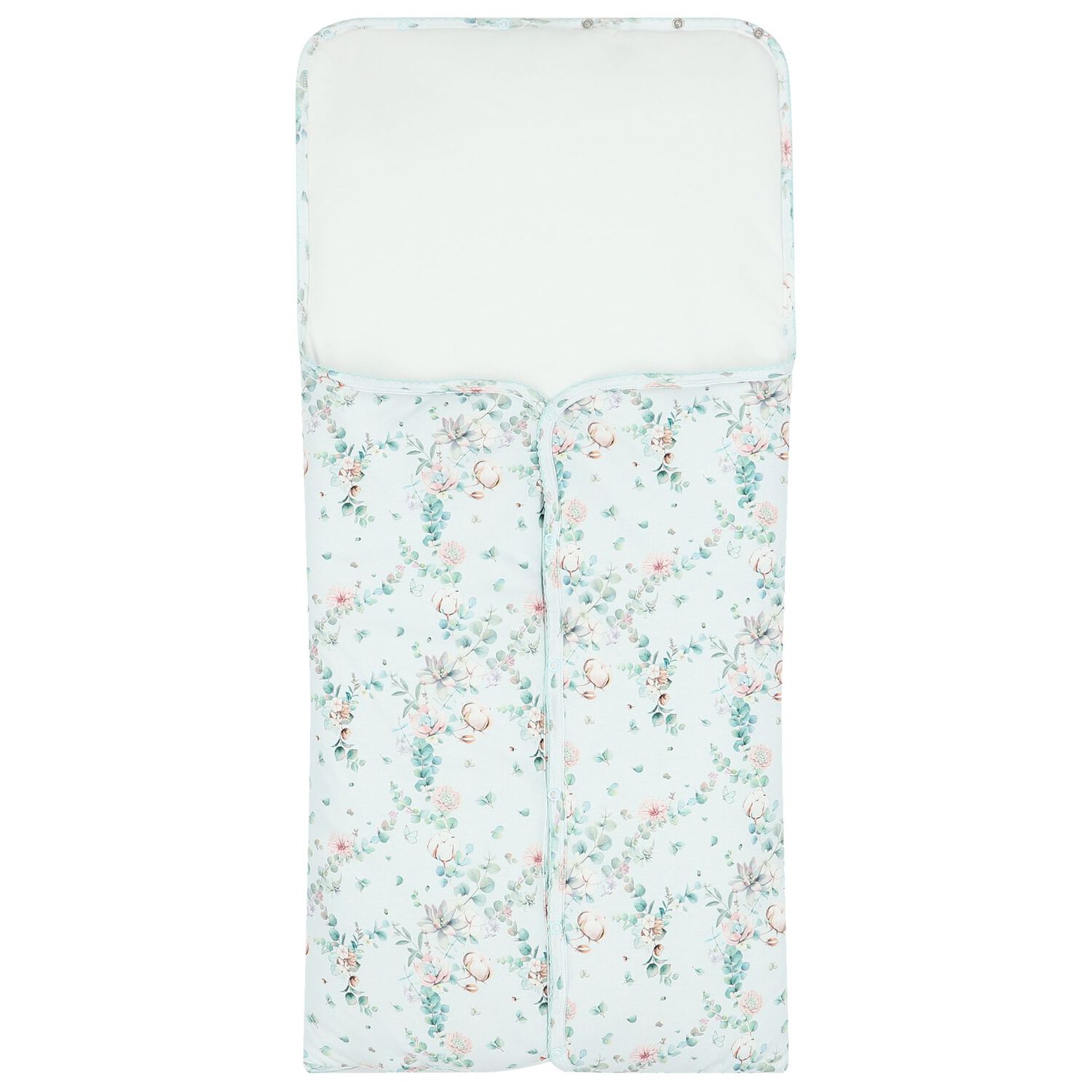 Baby Girls Mint Floral Nest, 1, hi-res image number null