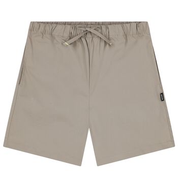 Boys Beige Logo Shorts