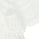 Girls White Floral Lace Dress, 1, hi-res