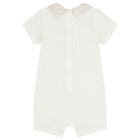 Baby Boys White Rompers ( 2-Pack ), 1, hi-res