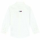 Younger Boys White Logo Shirt, 1, hi-res