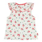 Baby Girls Ivory & Red Ladybug Shorts Set, 1, hi-res