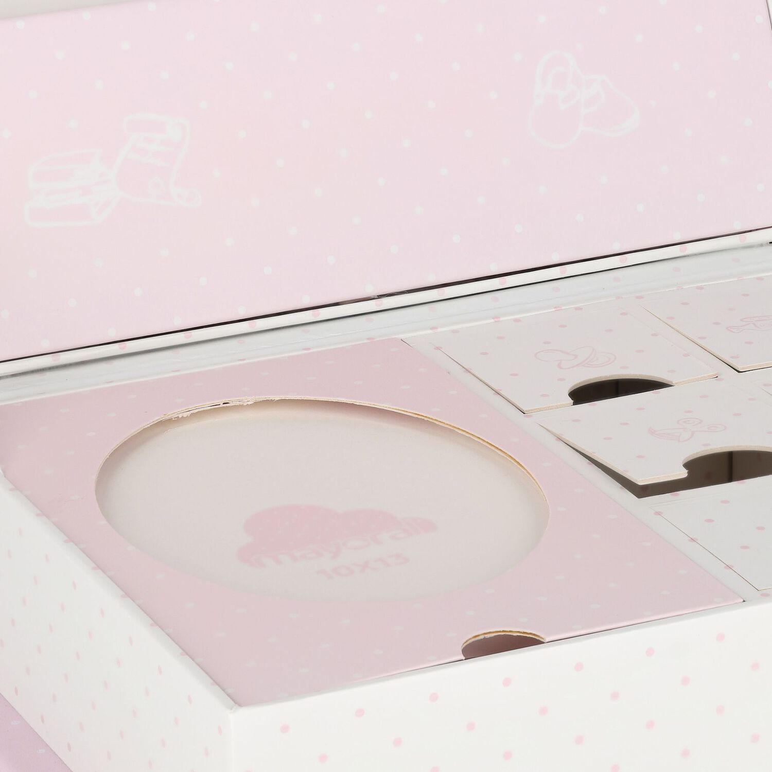 Baby Girls Pink Gift Set Memory Box, 2, hi-res