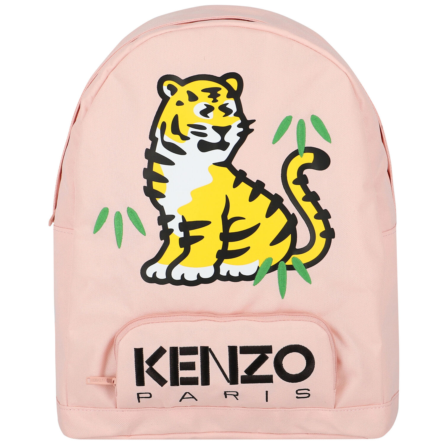 Girls Pink Tiger & Logo Backpack, 1, hi-res