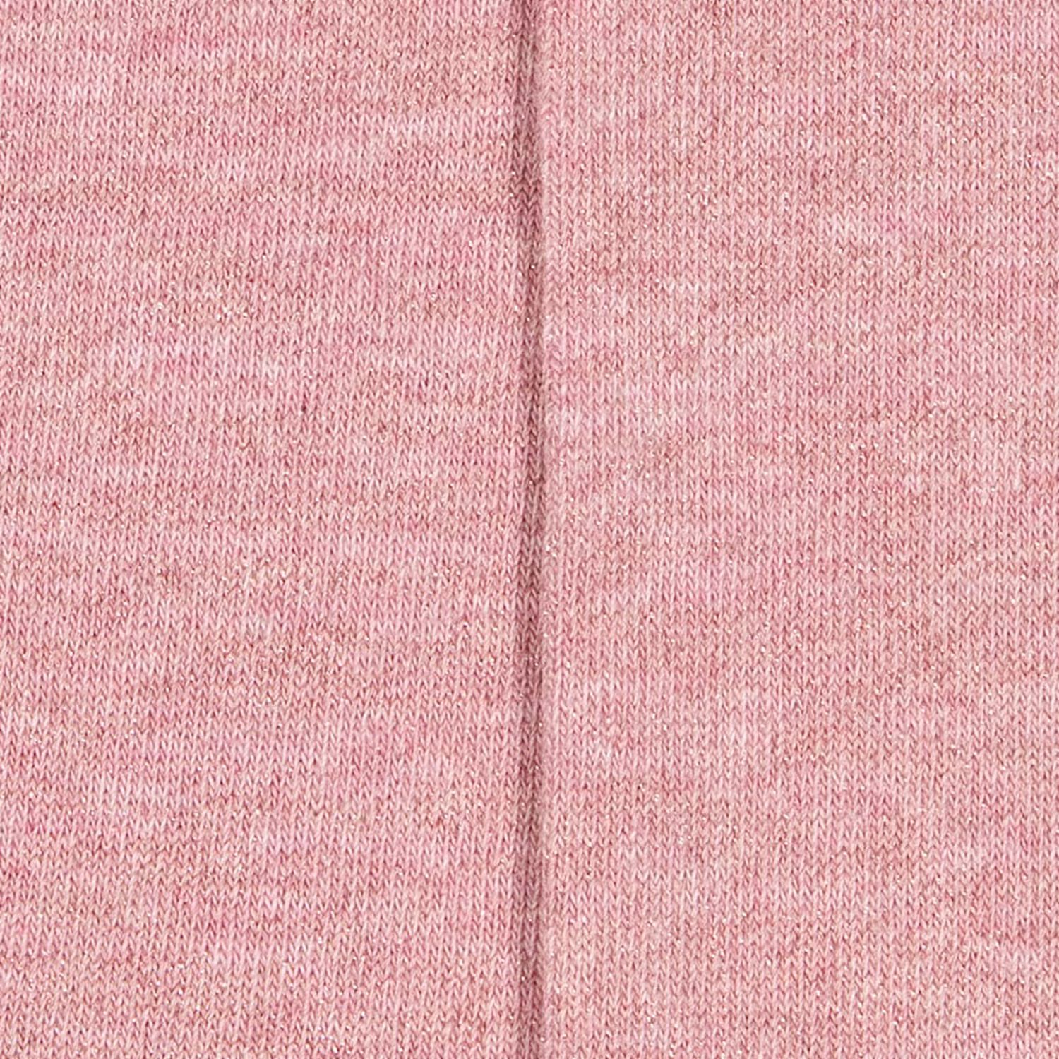 Girls Pink Knitted Tights, 3, hi-res