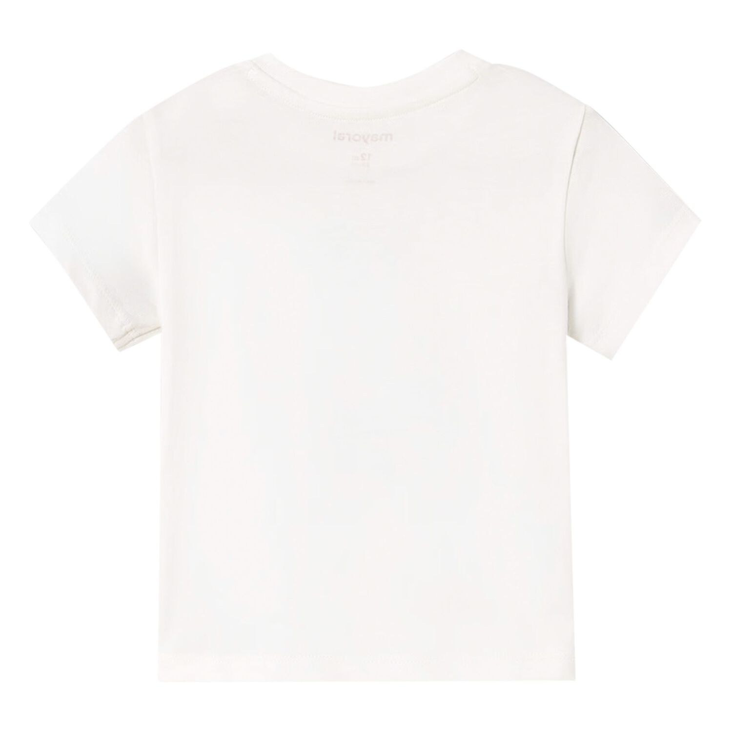 Younger Boys Ivory Cotton Safari T-Shirt, 1, hi-res