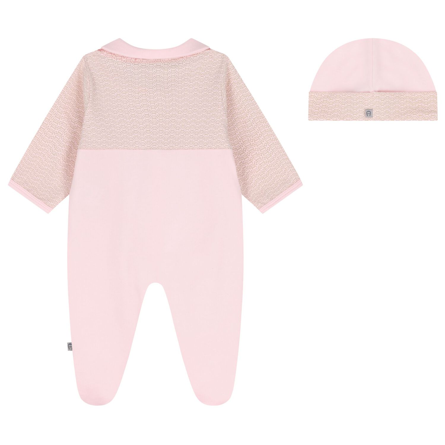 Baby Girls Pink & Gold Logo Babygrow Gift Set, 3, hi-res
