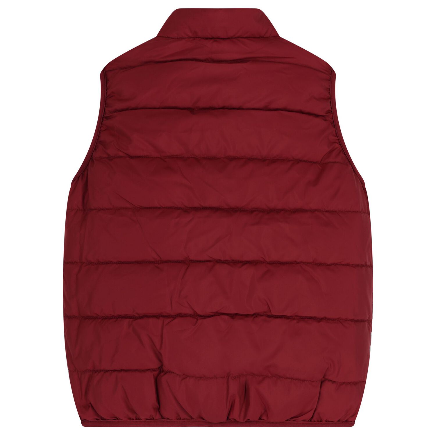 Boys White, Blue & Burgundy Reversible Gilet, 1, hi-res