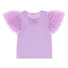 Girls Lilac Tulle Top, 1, hi-res