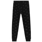 Boys Black Logo Joggers, 1, hi-res