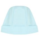 Baby Boys Blue Logo Hat, 1, hi-res