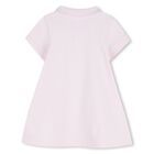 Baby Girls Pink Logo Polo Dress, 1, hi-res