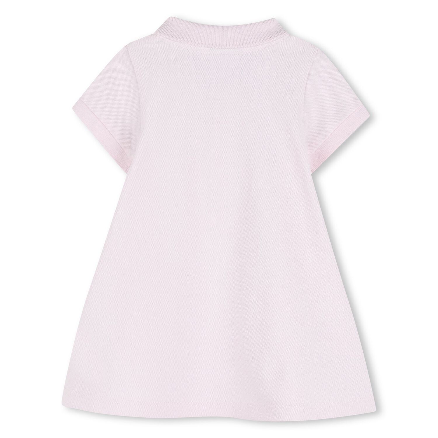 Baby Girls Pink Logo Polo Dress, 1, hi-res