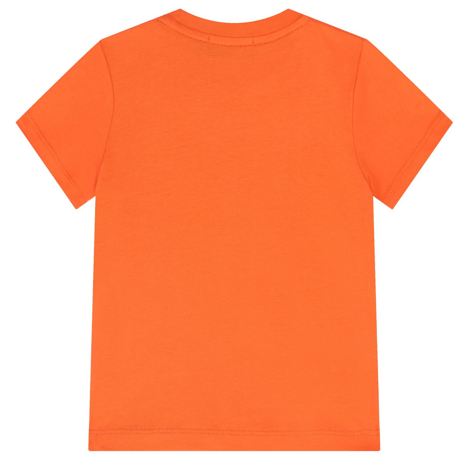 Younger Boy Orange Logo T-Shirt, 3, hi-res